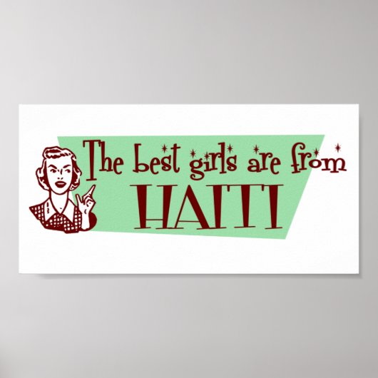 De beste meisjes komen uit Haïti Poster (Voorkant)