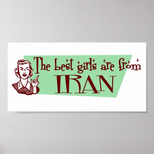 De beste meisjes komen uit Iran Poster (Voorkant)