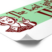 De beste meisjes komen uit Iran Poster (Hoek)