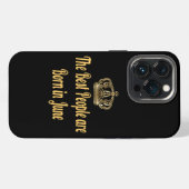 De Beste Mensen Worden Geboren In Juni iPhone Hoesje (Achterkant horizontaal)