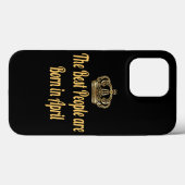 De beste mensen zijn geboren in april. Case-Mate iPhone case (Achterkant (horizontaal))