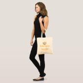 De beste mensen zijn geboren in april tote bag (Voorkant (model))