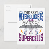 De beste meteorologen zijn gemaakt van supercellen briefkaart (Voorkant / Achterkant)