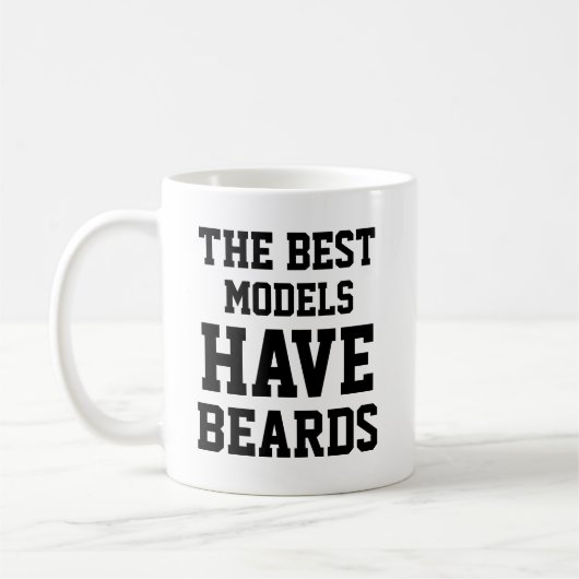 De Beste Modellen Hebben Baarden Koffiemok (Links)