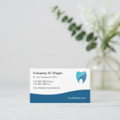 De beste moderne tandarts afspraak Visitekaartjes Afsprakenkaartje (Staand voorkant)