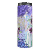 De beste moeder heeft paarse thermische tumbler be thermosbeker (Achterkant)