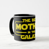 De beste moeder in de Galaxy-koffie Mok (Voorkant links)