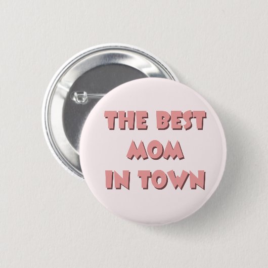 De beste moeder in de stad Button (Voorkant /achterkant)