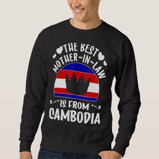 De beste moeder in de wet is Cambodjaanse Cambodja Trui (Voorkant)