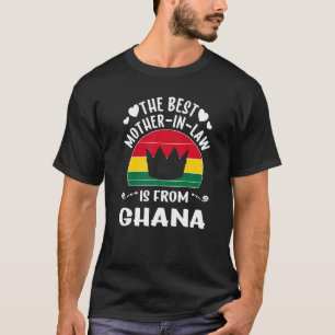 De beste moeder in de wet is Ghanese Ghana Moeders T-shirt