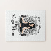 de beste moeder is yoga mama legpuzzel (Horizontaal)