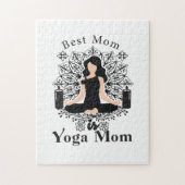de beste moeder is yoga mama legpuzzel (Verticaal)