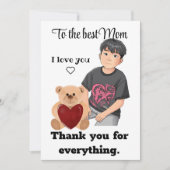 De beste moeder kaart (Voorkant)