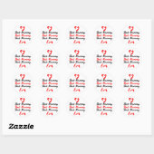 de beste moeder mama ooit ronde sticker (Vel)
