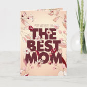 De beste moeder | MOEDERDAG Kaart (Voorkant)