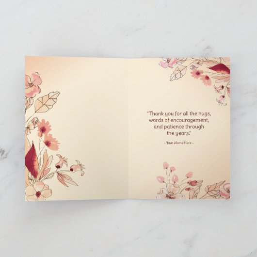 De beste moeder | MOEDERDAG Kaart (Binnen)