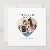 De beste moeder ooit foto hart (Voorkant)