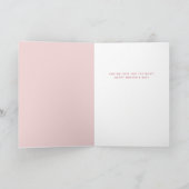 De beste moeder ooit gewaagde trendy roze Moederda Kaart (Binnen)