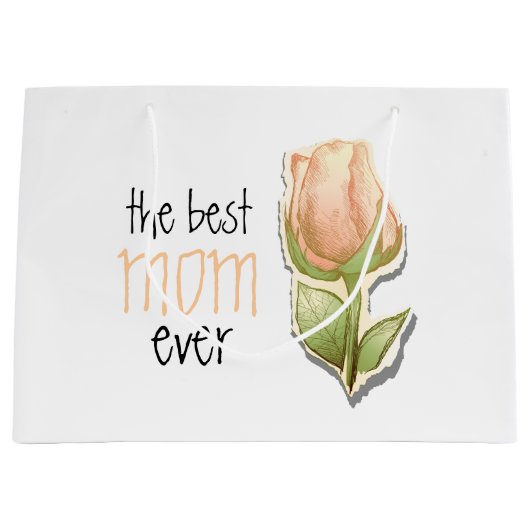 De beste moeder ooit groot cadeauzakje (Voorkant)