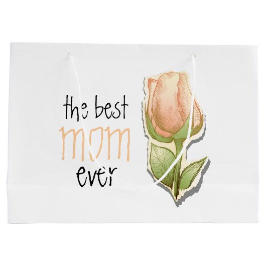 De beste moeder ooit groot cadeauzakje (Achterkant)