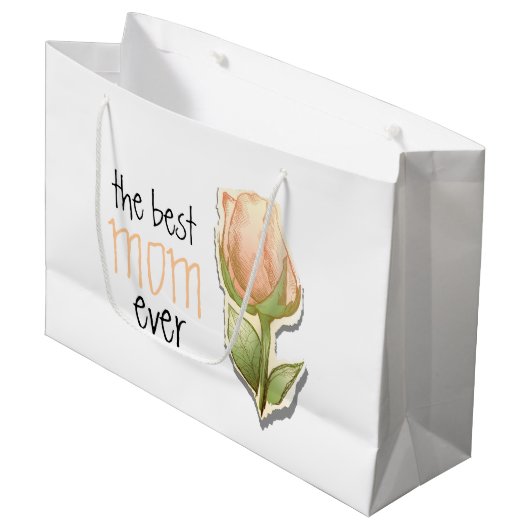 De beste moeder ooit groot cadeauzakje (Voorkant Gekanteld)