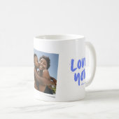 De beste moeder ooit moderne Moederdag van de dagb Koffiemok (Voorkant rechts)