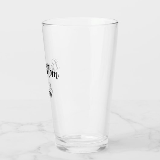 De beste moeder sms-roze glas (Links)