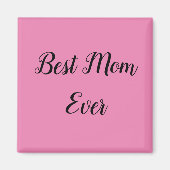 De beste moeder sms-roze magneet (Voorkant)