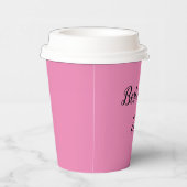 De beste moeder sms-roze papieren bekers (Rechts)