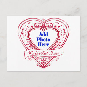 De beste moeder ter wereld. Foto Red Hearts Briefkaart