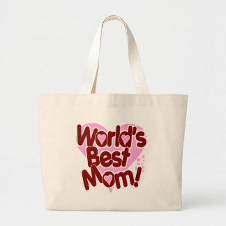 De beste moeder ter wereld. grote tote bag