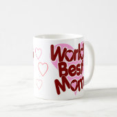 De beste moeder ter wereld. koffiemok (Voorkant rechts)