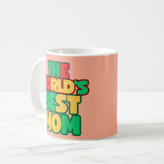 De beste moeder ter wereld koffiemok (Voorkant links)