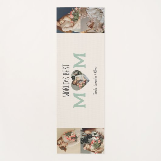 De beste moeder ter wereld - Moederdag Gift Yogamat (Voorkant)