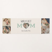 De beste moeder ter wereld - Moederdag Gift Yogamat (Voorkant (horizontaal))