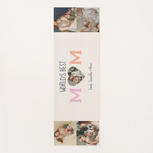 De beste moeder ter wereld - Moederdag Gift Yogamat (Voorkant)