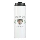 De beste moeder ter wereld - Photo Collage Gift | Thermosbeker (Voorkant)