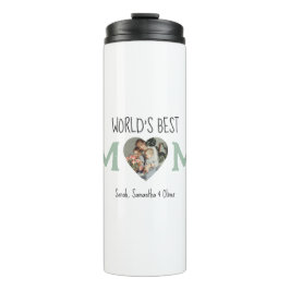 De beste moeder ter wereld - Photo Collage Gift | Thermosbeker