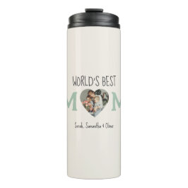 De beste moeder ter wereld - Photo Collage Gift | Thermosbeker