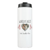 De beste moeder ter wereld - Photo Collage Gift | Thermosbeker (Voorkant)