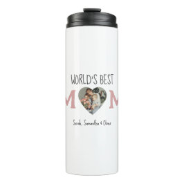 De beste moeder ter wereld - Photo Collage Gift | Thermosbeker
