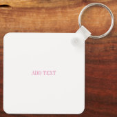 De beste moeder ter wereld, roze lijst sleutelhang sleutelhanger (Achterkant)