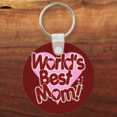 De beste moeder ter wereld. sleutelhanger (Voorkant)