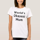 De beste moeder ter wereld t-shirt (Voorkant)