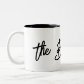 De beste moeder tweekleurige koffiemok (Links)