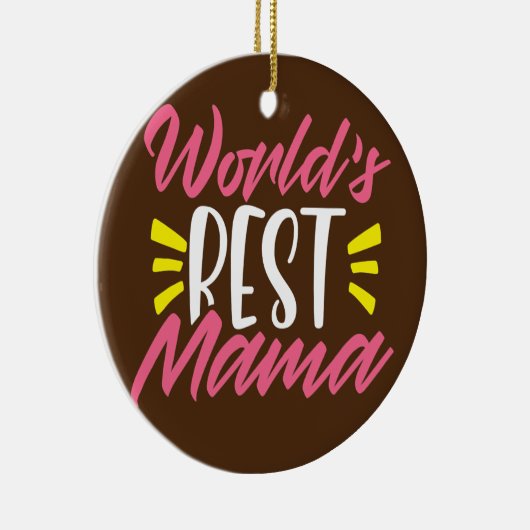 De beste moeder van moeder moeder moeder moeder mo keramisch ornament (Rechts)