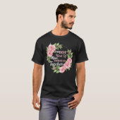 De beste moeder voedt een leraar op t-shirt (Voorkant volledig)