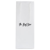 De beste moeder wijn cadeautas (Voorkant)