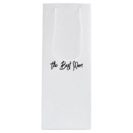 De beste moeder wijn cadeautas