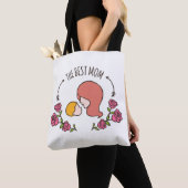 De beste Moederdag Canvas tas. Tote Bag (Dichtbij)